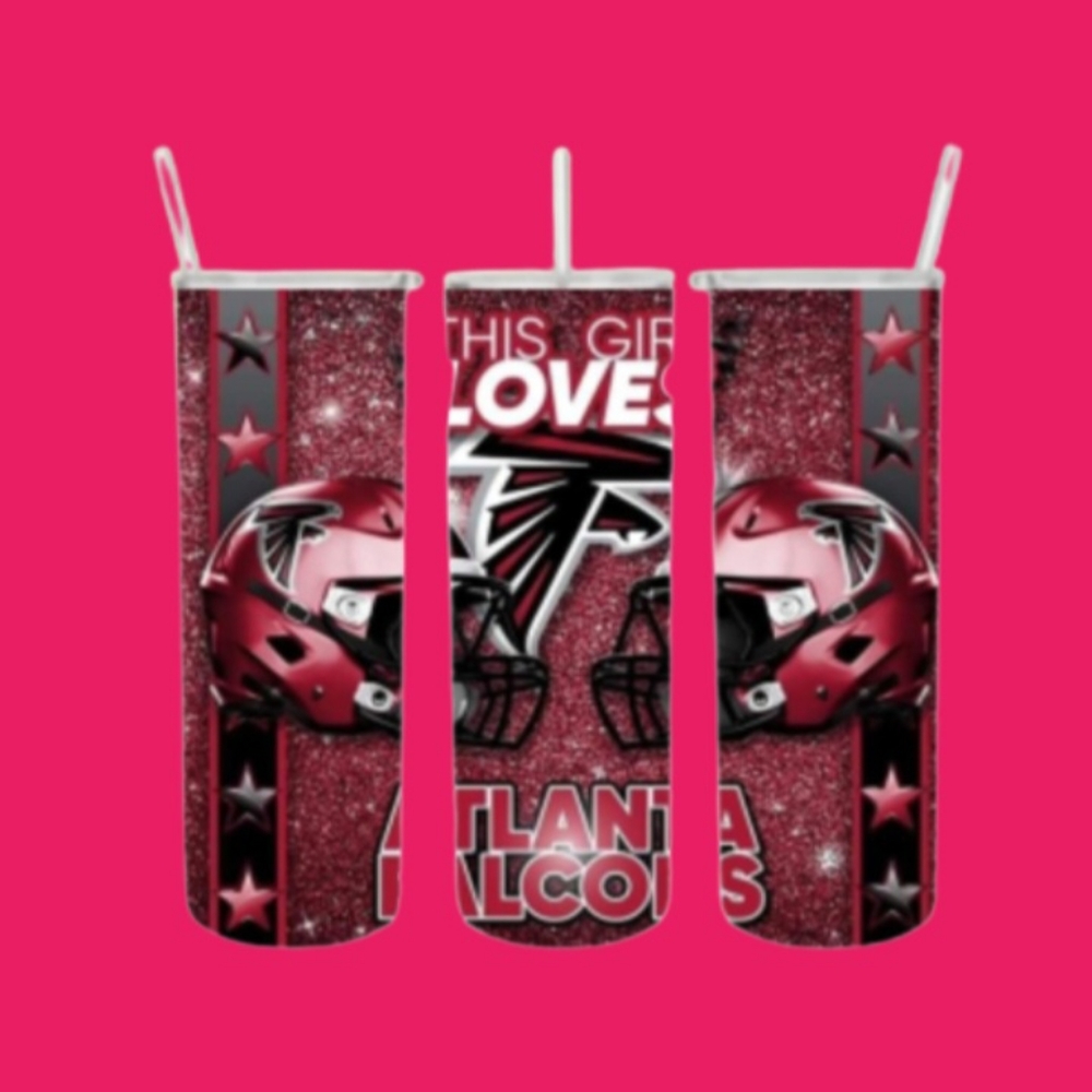 20oz Atlanta falcons tumbler